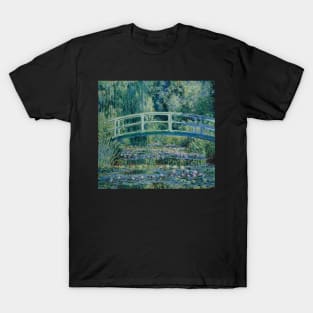 Water Lilies and Japanese Bridge by Claude Monet T-Shirt